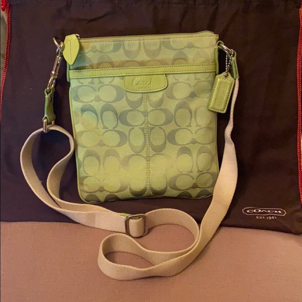 Coach Crossbody Apple Green Gem